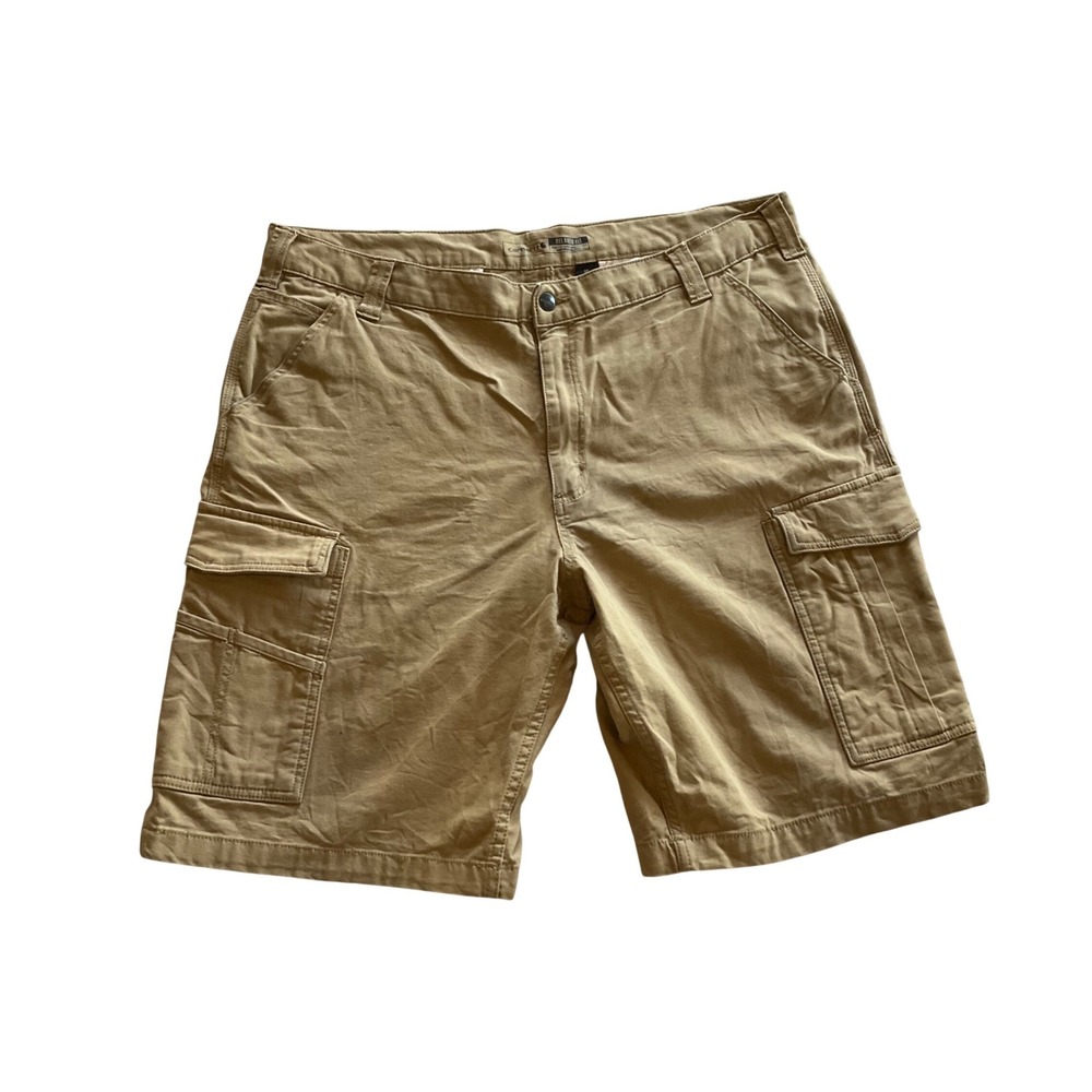 Carhartt Cargo Shorts‎ Mens 40 Tan Relaxed Fit Canvas Rugged Workwear Utility